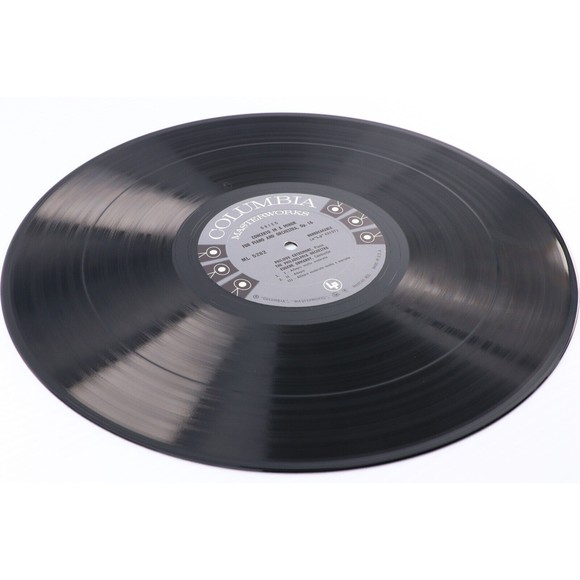 Grieg Rachmaninoff Piano Concerto Entremont Ormandy Rhapsody 12" LP Record 6-Eye - Picture 9 of 16